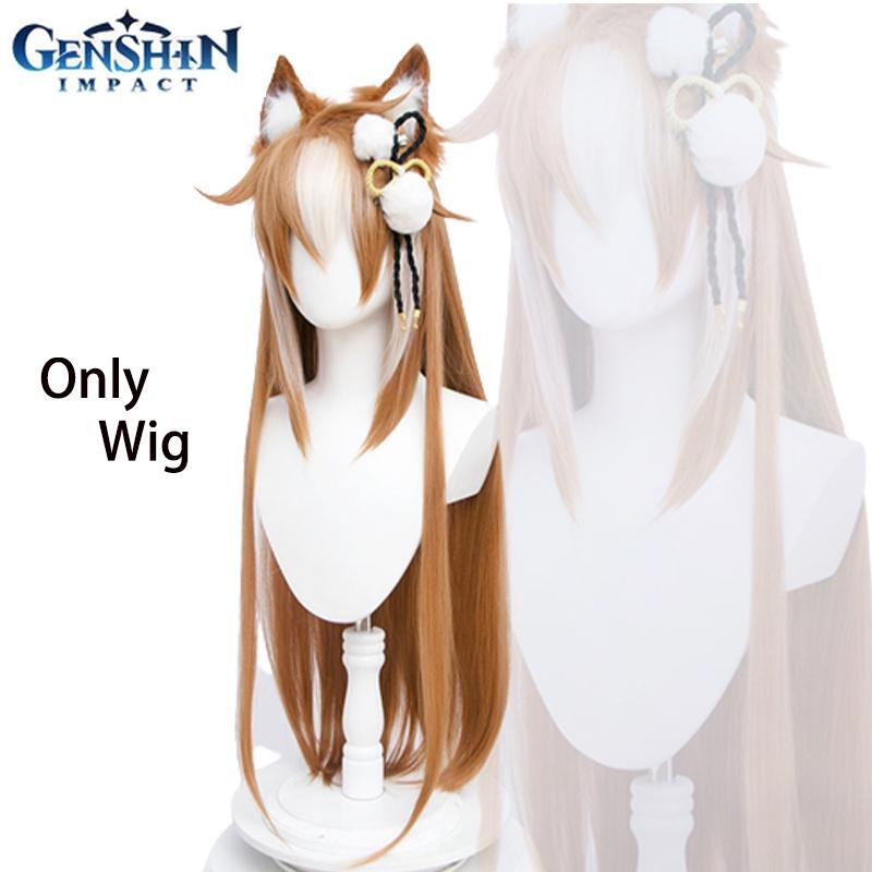 Stunning Genshin Impact Miss Hina Wig For Cosplay And Parties High Quality Synthetic Silk Fiber!