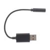2 w 1 USB do gniazda 3,5 mm Karta dźwiękowa Wtyczka Adapter audio dźwięku dla PC Laptop