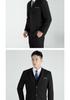 Men's Slim-Fit Business Casual Suit Set for Weddings and Interviews