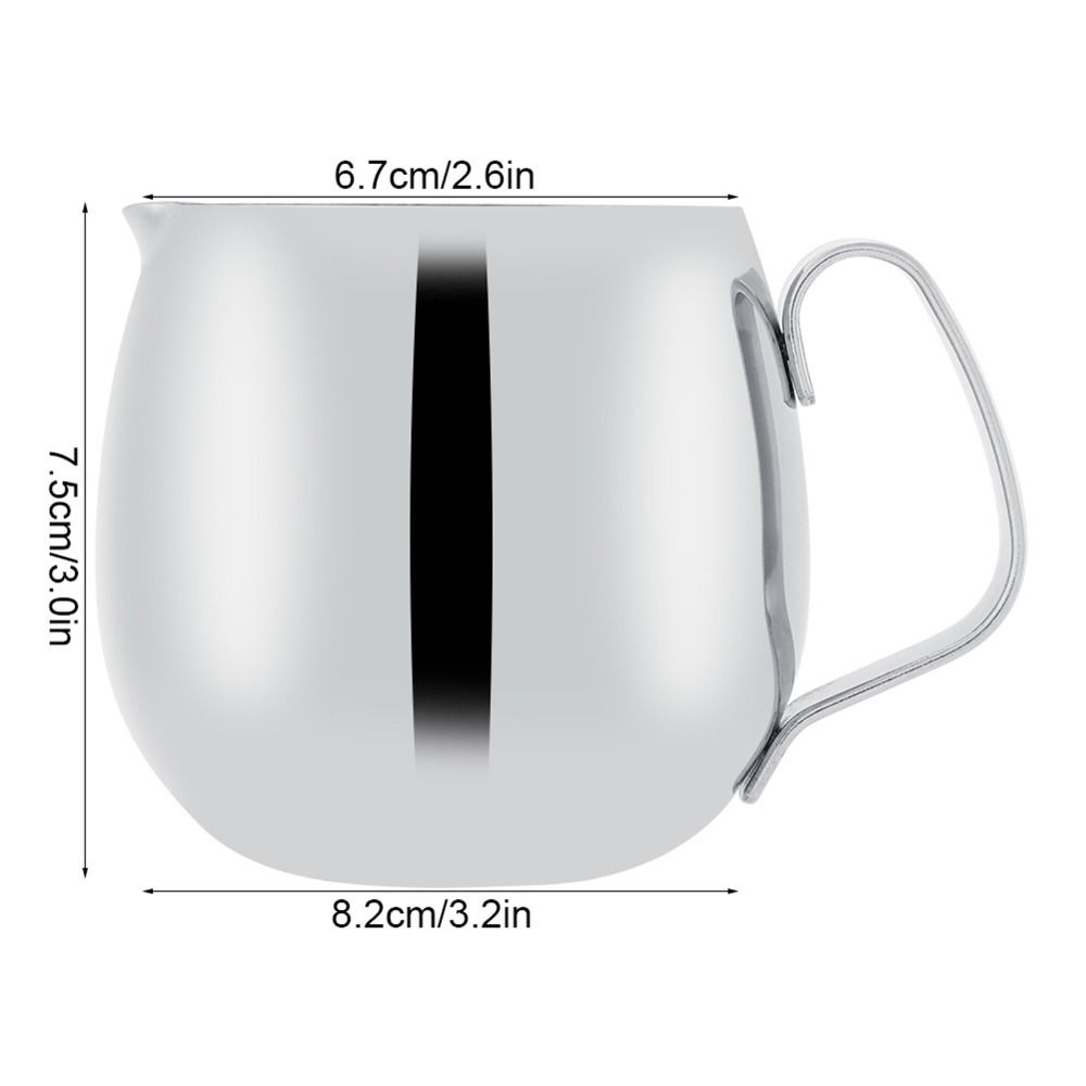 Smooth Surface Latte Coffee Cup Thick Stainless Steel Stainless Steel Pitcher  Coffee Making