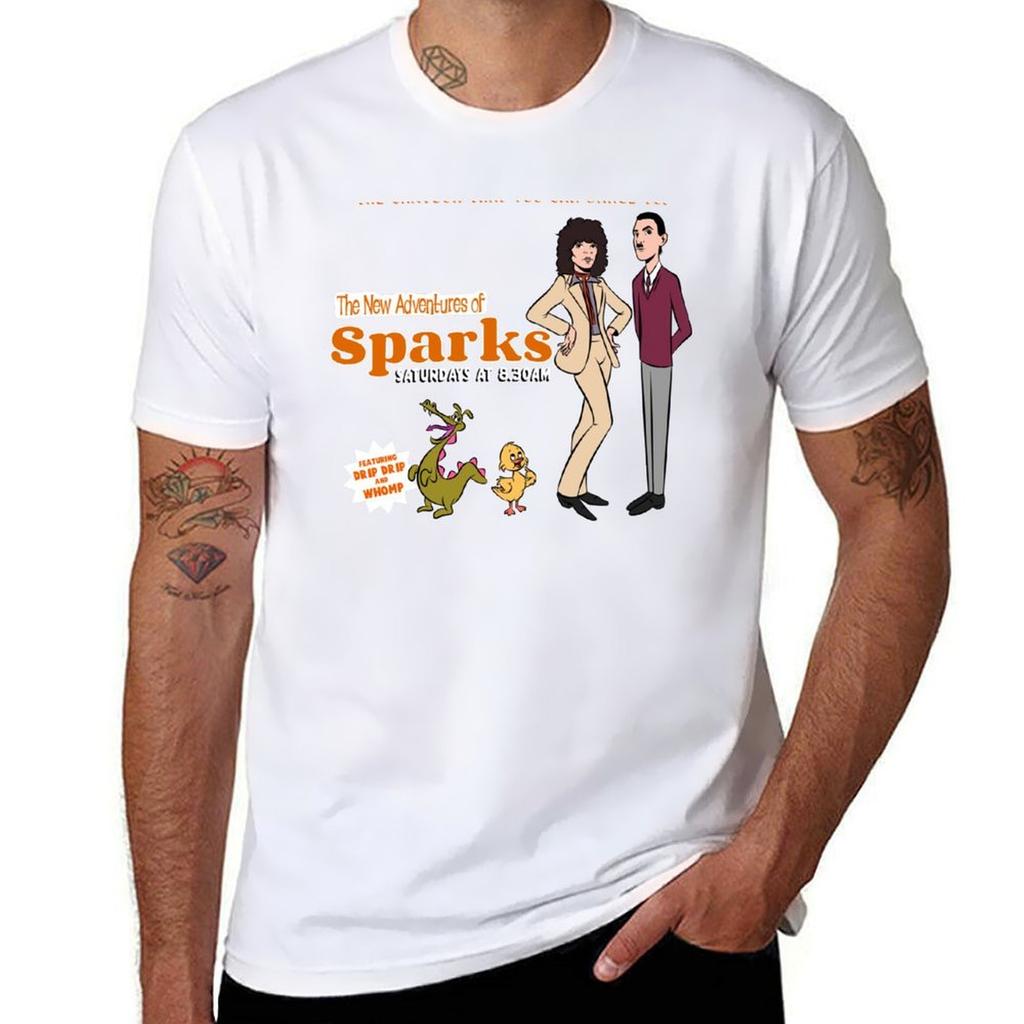 Cartoon Spark T-Shirt t shirts for man cotton cotton t shirts high quality T-Shirt