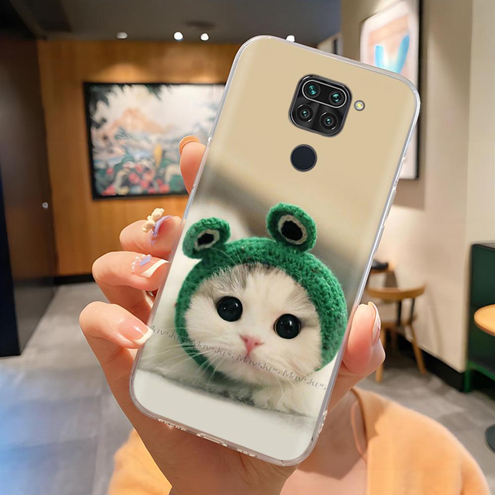 Phone Case For Xiaomi Redmi Note 9 Case Cat Panda Full Protection Silicone Back Cover For Redmi Note 9 Note9 Cases Fundas Coque
