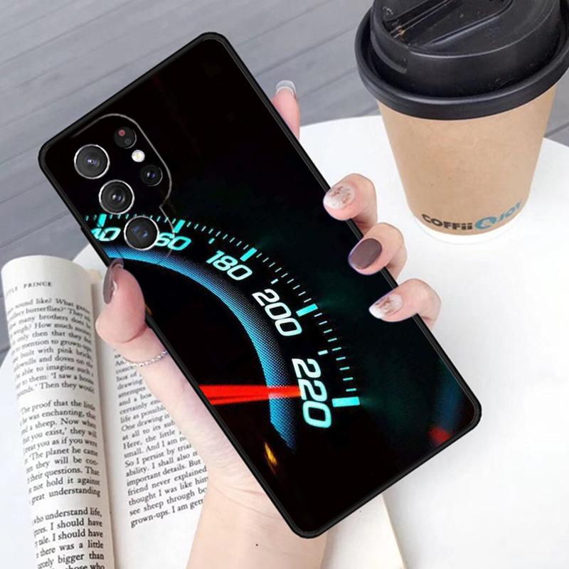 Car Speed Dashboard Phone Case Cover For Samsung Galaxy S24 S25 Ultra S21 S22 Ultra S10E Note 10 Plus Note 20 FE S23