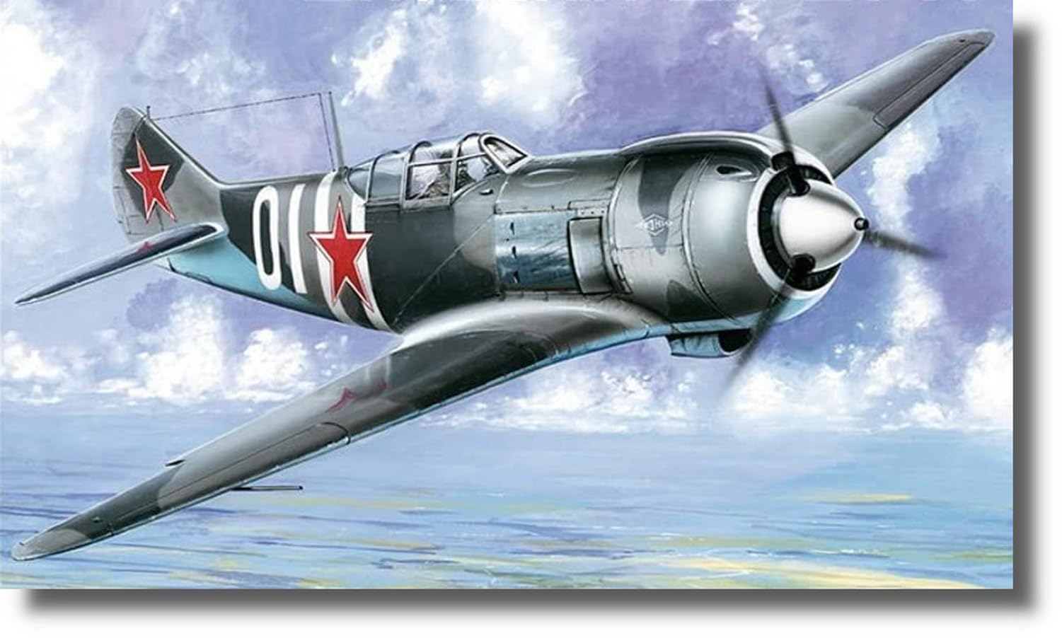 

Semer Soviet Lavochkin Fighter Plastic Model SME72898 1/72 La-5FN