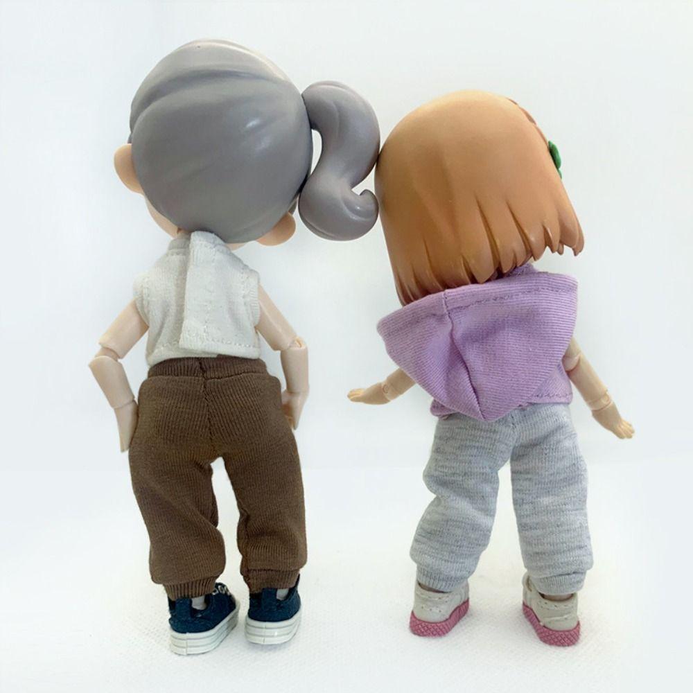 Doll Fashion Long Pocket Sport Trousers Pants Clothes For Ob11 Obitsu11 1/12 Bjd Dolls Accessories Doll Leisure Rope Clothes