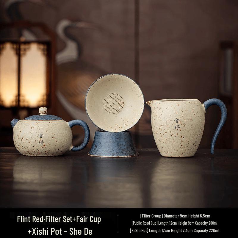 Chaxun Flint Red Tea Ceremony Set