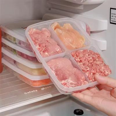 Frozen Meat Band Lid Refrigerator Storage Box Fresh-keeping Box Meat Onion Ginger Garlic Side Vegetable Box