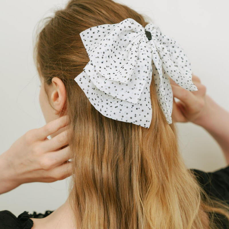 Laplan Dot Ribbon Hair Clip A256