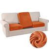 Velvet Soft Sofa Seat Covers Pure Elastic L-shaped Cushion Cover Dustproof for Home Living Room Office Hotel Washable Anti-dirty