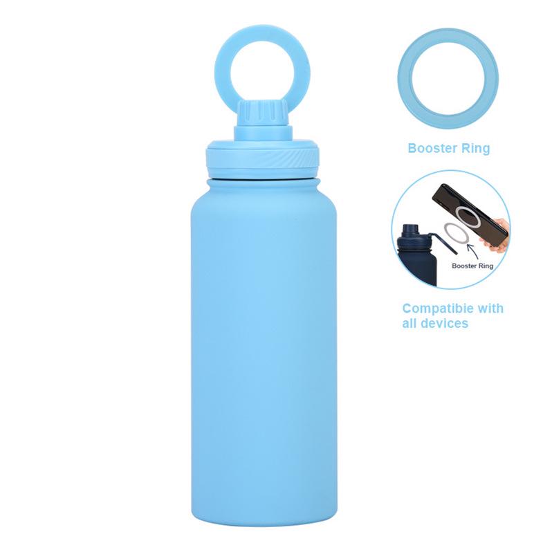 Magnetic Lid Sports Water Bottle