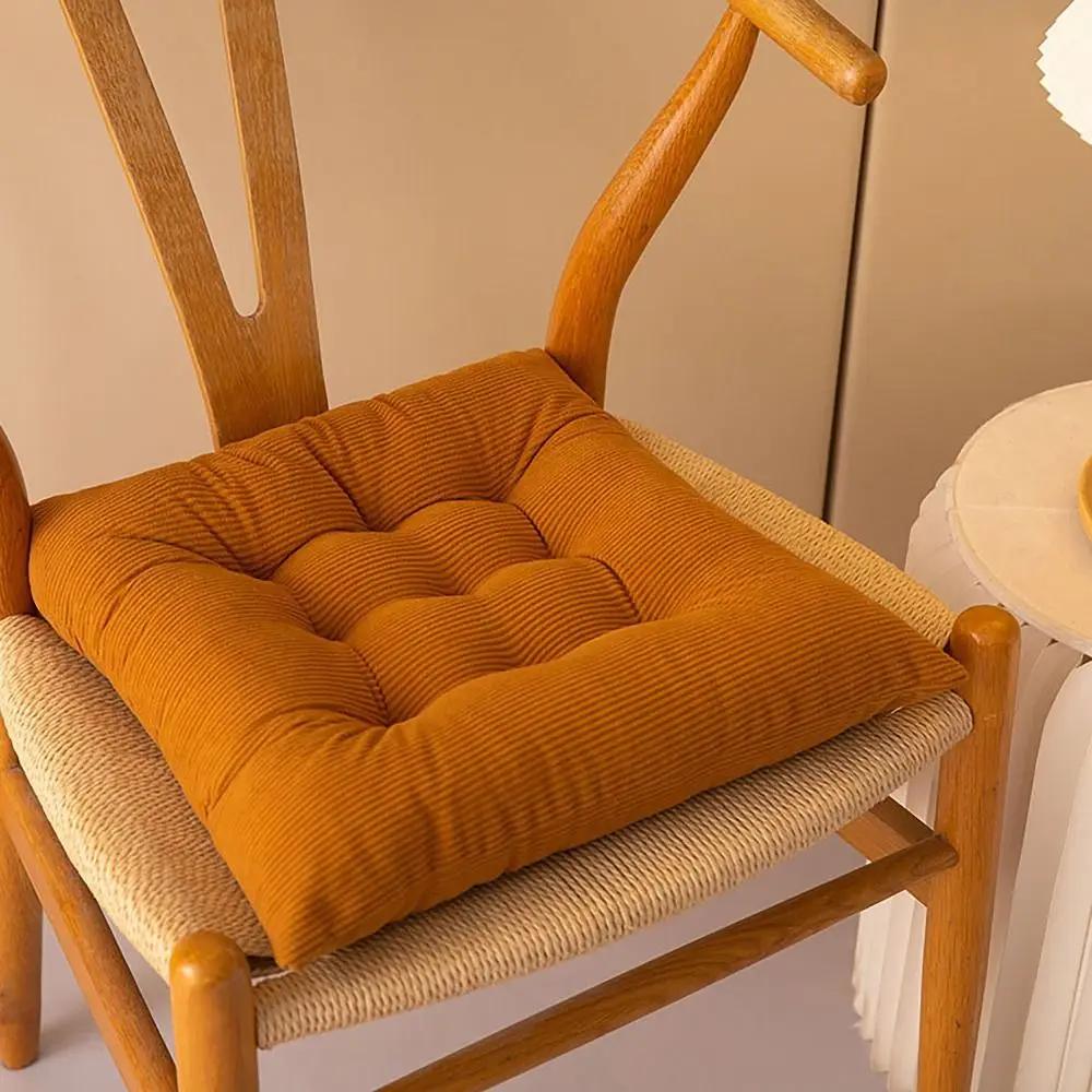 Warm 40*40 CM Dining Chair Seat Cushion Non-slip Thicken Ground Mat Printed Cushion Student Office Canteen
