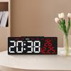 Minimalist Led Desktop Alarm Clock With Temperature Function Usb Output For Living Room Decor