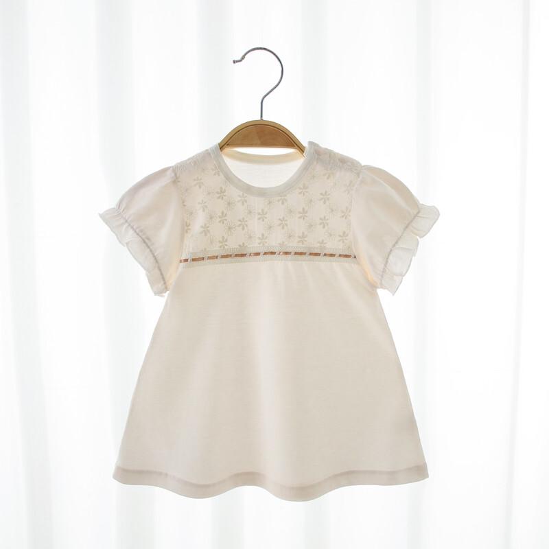 Qiaojiaoya Baby Girl Summer Princess Cotton Dress 90