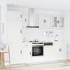 VidaXL Set of 8 "Porto" Kitchen Furniture In White Engineered Wood 3314811