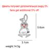 Rhinestone Rabbite Brooches For Women Animal Design Fashion Jewelry 2 Colors Available High Quality New Arrival