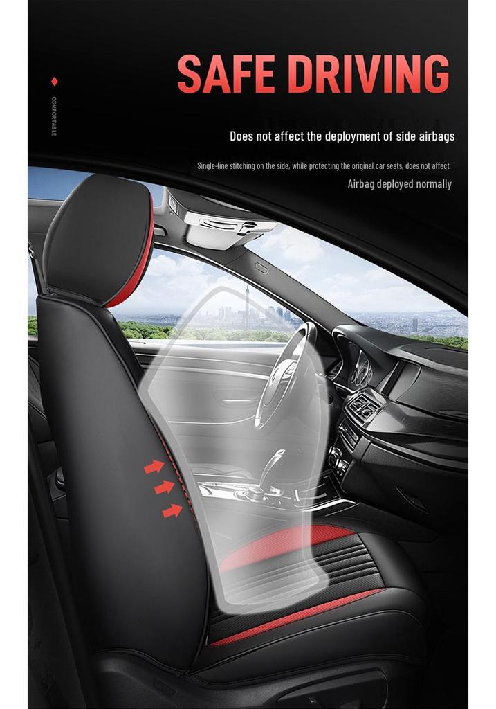All-Season Universal Leather Seat Covers for SUVs, Sedans, and Trucks