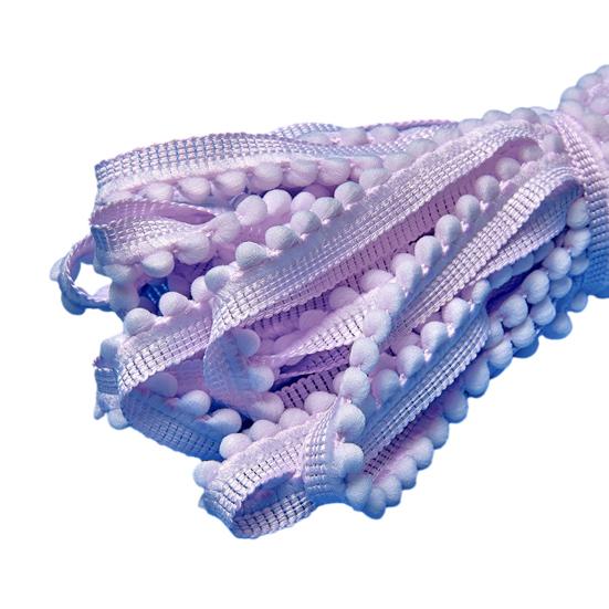 1000CM Pom Pom Trim Ribbon DIY Sewing Crafts Ball Fringe Ribbon Home Curtain Clothes Pillow Decoration Pompom Tassel Ribbon