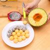 Double End Ball Scoop Labor Saving Anti Deformed Sawtooth Design Melon Ball Spoon Household Supplies