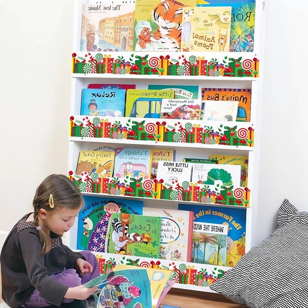 Self-Adhesive Border Decorative Sticker Christmas Tree Chalkboard Board Border  Chalkboard