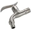 304 Stainless Steel Garden Faucet Wall Mounted Brushed Outdoor Fast Open Bibcock Garden Wash Basin Mop Faucet Torneira Parede