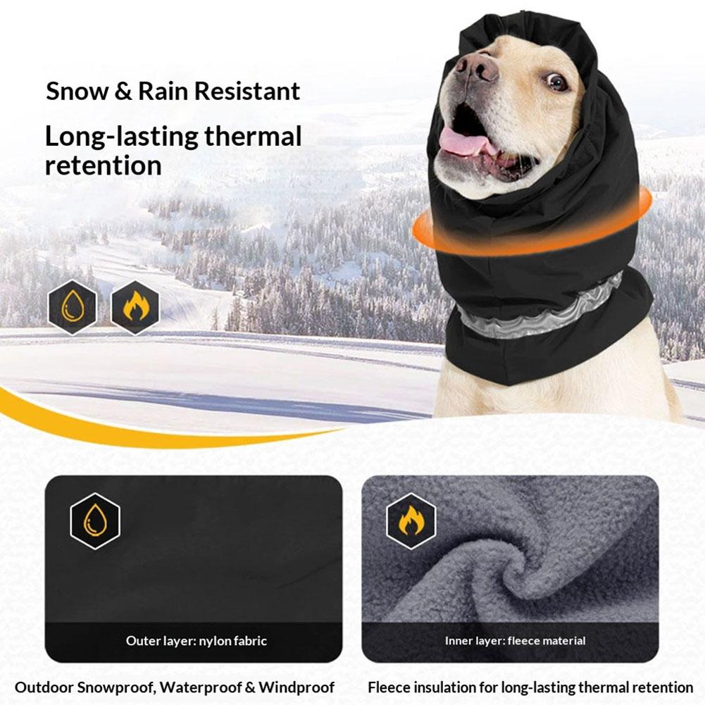 Pet Dog Windproof Hat Autumn Winter Outdoor Anti Cold Noise Startle Scarf Comfortable Multiple Colors Available Warm Headgear
