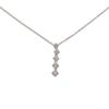 Necklace K18 White Gold Women