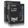 Everlast Men' Boxer Shorts 8 Pack Cotton Black Color Logo Size