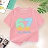 Kids Ice Cream SIX SEVEN Number 67 Graphic TShirt Soft Cotton Cute Wear for Boys  Girlsdf0111