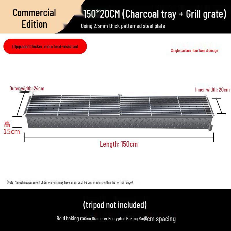 Outdoor Charcoal BBQ Grill