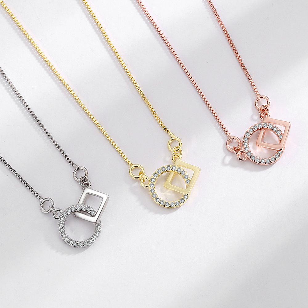 Lindon Women Necklace Pendant Copper Alloy Zircon For Women Wedding Party Fashion Gift