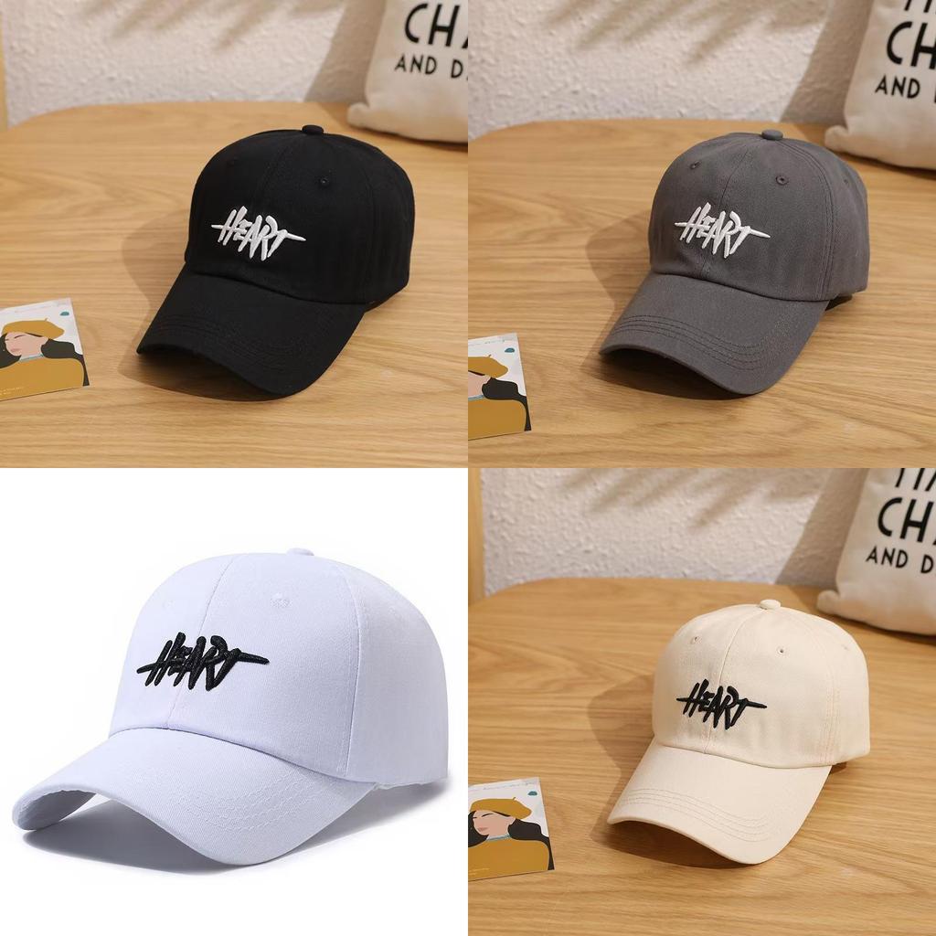Cotton Baseball Cap For Men Women With Embroidered Letter Sunshade For Outdoor Activities