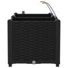 Garden Planter 2 Pcs Black 80 X 40 X 37.5 Cm Plastic