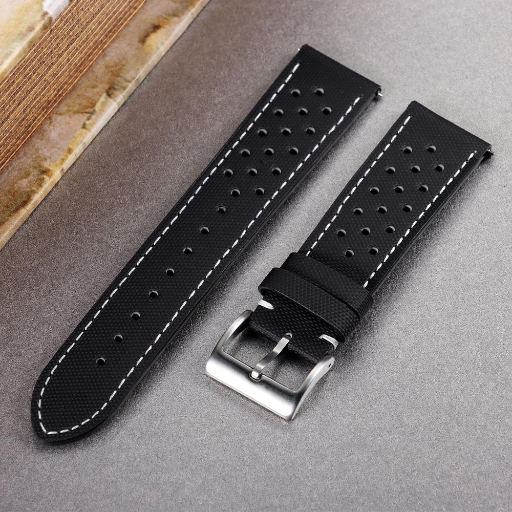 18/20/22mm Nylon Sailcloth Straps for Omega for Blancpain for Seiko Divers Watches Men Women Quick Release Waterproof Watch Band