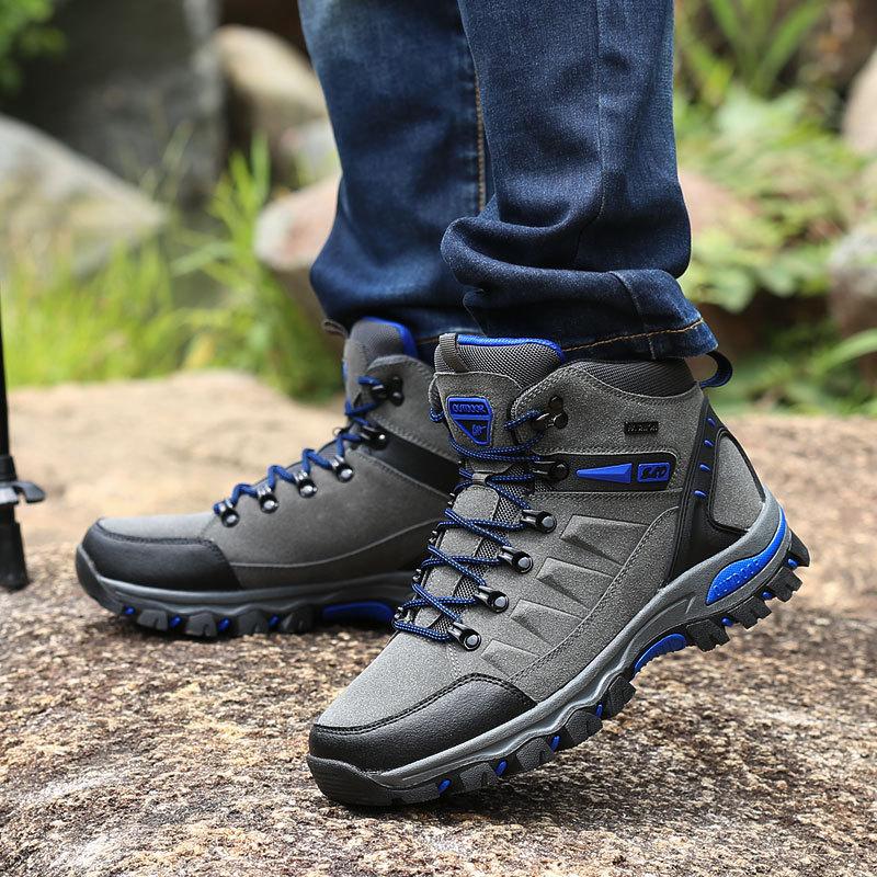 XIANGGUAN  NEW Outdoor Sport Shoes Men Climbing Boots Men Anti Slip Sport Shoes Men Hiking Shoes Men Trekking Shoes Women