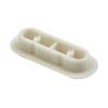 Toilet Seat Bumpers White ABS+TPE Accessories Cushion