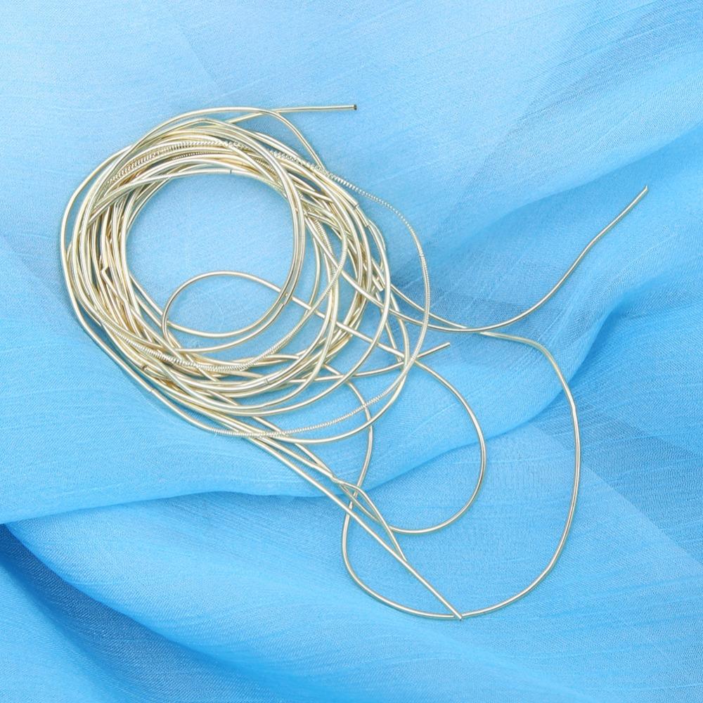 0,06 Zoll Durchmesser Stickgarn Glänzendes Finish Gold-/Silberdraht Vielseitiger Kupferdraht Zum Sticken