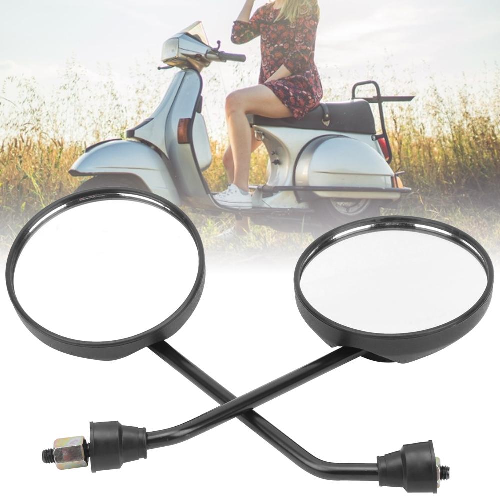 2 Pcs Safety Rearview Mirror Plastic Frame for Electric Vehicle Motorcycle Easy Install