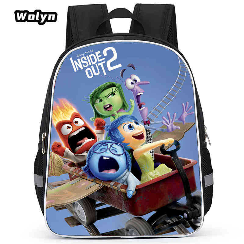 Mind Secret Service 2Ide Out Simple Cute Backpack Student School Bag Backpack