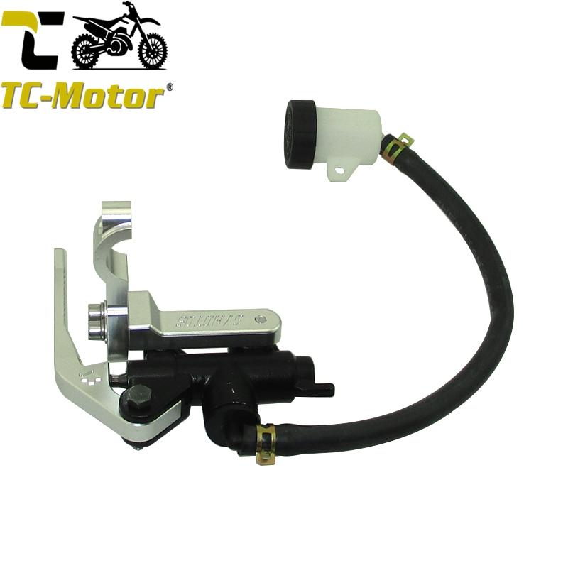 

TC-Motor 12mm Master Cylinder Thumb Brake For Pit Bike Motard Mini GP Motor серебряный