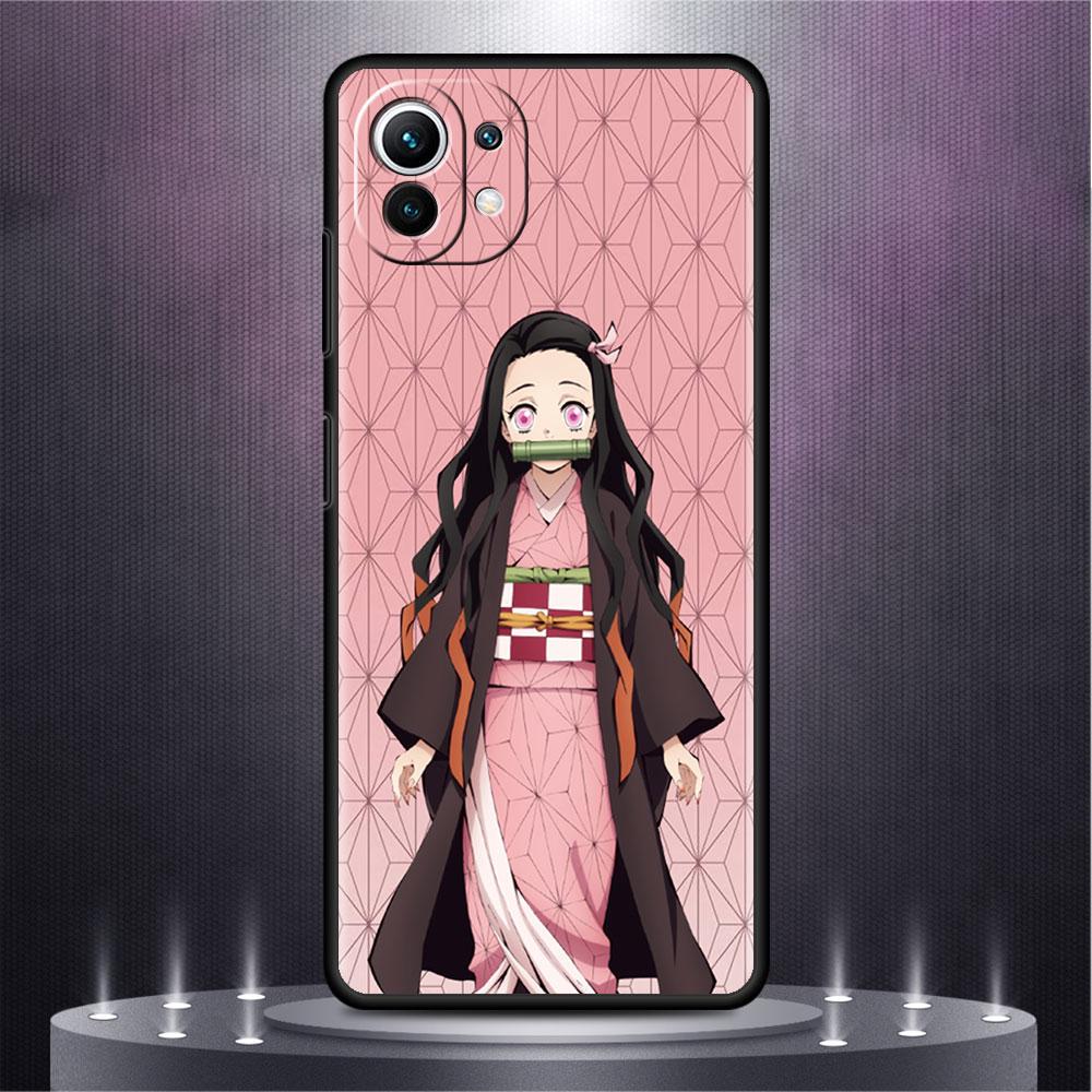 Anime Demon Slayer Cute LOVELY Case For Xiaomi Mi Poco X3 NFC M4 M3 Pro F3 GT F1 11 Lite Note 10 11T 10T 9T Soft Phone Cover