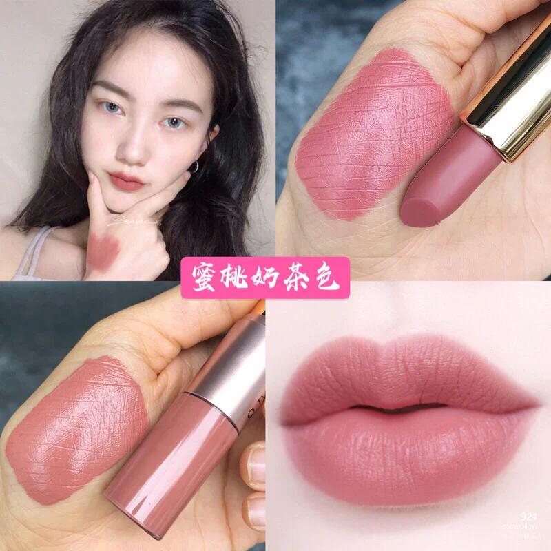 OTwo European and American Retro Lipstick Long Lasting Fadeless Double Head