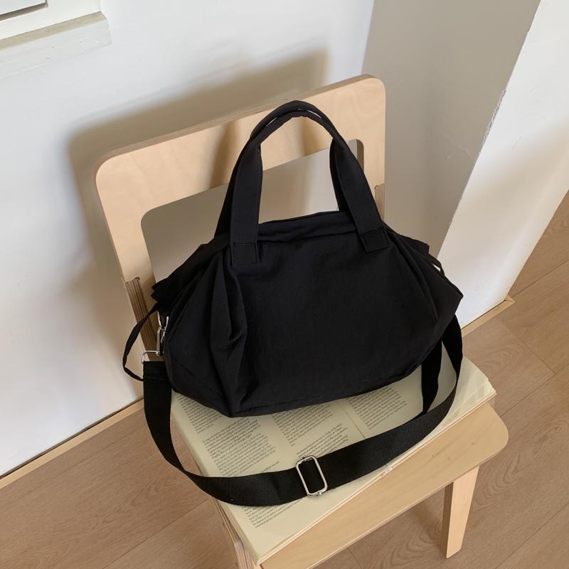 Torebka na ramię Damska torebka crossbody ze ściągaczem Jednokolorowa torba tote