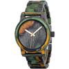 BOBOBIRD Leisure Sports Wood Watch Men's Stainless Steel Back Cover Multifunctional Men's Watch