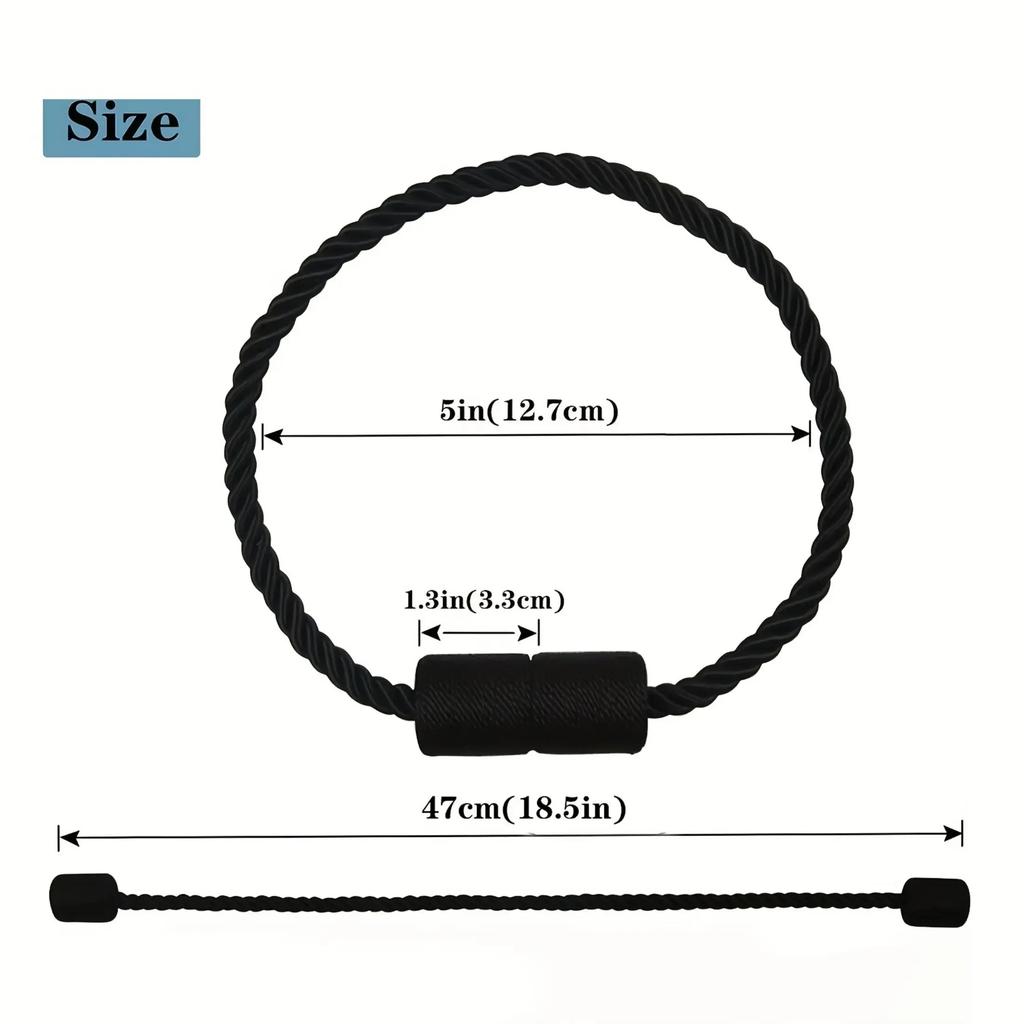 1Pc Columnar Curtain Rope Tiebacks Magnetic Hanging Ball Curtains Holdbacks Buckle Clasp Curtain Holder Clip Accesorios Cortinas