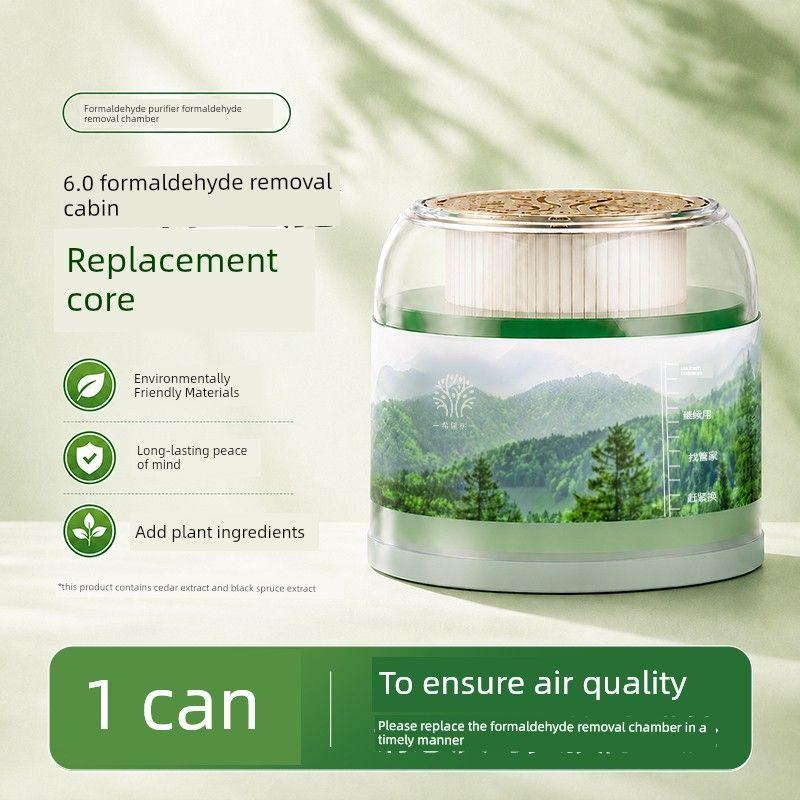 Hope Tree Formaldehyde Purifier Air For Home Indoor Dual System Formaldehyde Removal Machine Small Mini Bedroom Purifier Formaldehyde Removal Cabin Filter Replacement * 1
