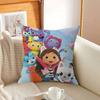 Funny Gabbys Dollhouse Cushion Cover Car Throw Pillow Case For Sofa Car Christmas Gift 40x40cm 45x45cm