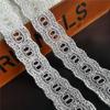 3meters/lot 4cm Wide White Polyester Cotton Thread Perforated Lace Wearable Ribbon Mesh Lace Lolita Cuffs Collar Decorative Accessories