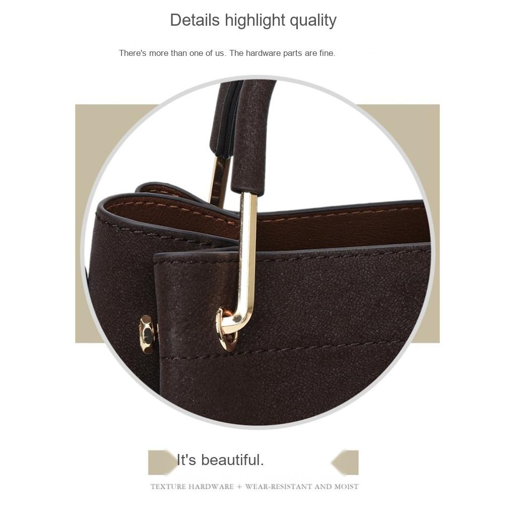 Handbag Women Milled fabric Detachable Shoulder Strap Daily Commute