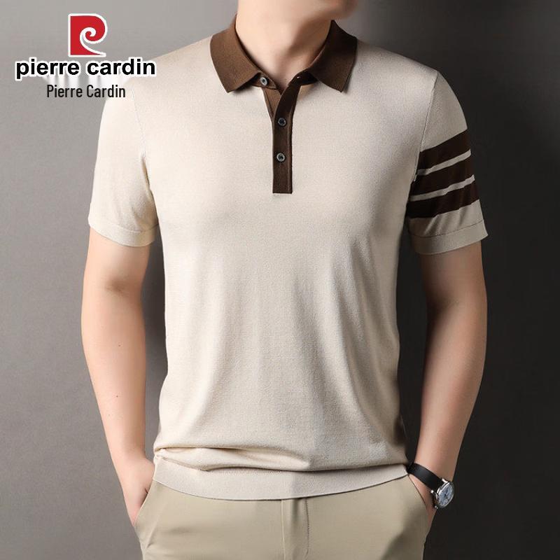 Pierre Cardin Men s Summer Cotton Silk Blend Polo Shirt XL