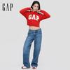 Gap Women's 2025 Fall Low-Rise Washed Loose Straight Jeans